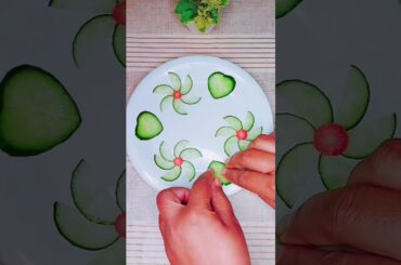 #cucumbercarving #art #vegetableart #easylifehack #diy #cuttingfruit #saladcarving #drawing #shorts