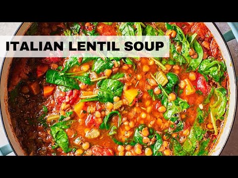 Italian Lentil Soup Recipe | Healthy Lentil Soup! Italian Lentil Soup Recipe | Healthy Lentil Soup!