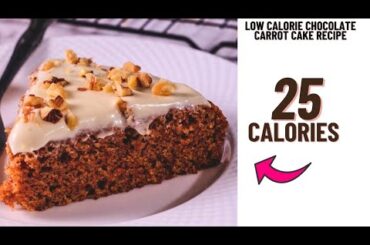 Low calorie chocolate carrot cake recipe
