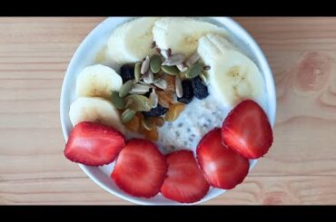 Easy and Healthy Breakfast bowl || Oatmeal recipe @cookinghouse15