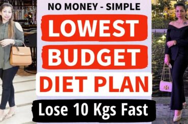 Lowest Budget Diet Plan To Lose Weight Fast In Hindi 2024 | Simple - Easy Diet Plan | Fat to Fab
