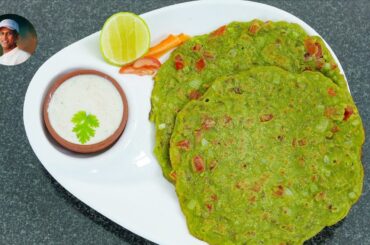 Palak Dosa in Telugu | Healthy Breakfast Recipe | Manthena's Kitchen ASMR | 4K Videos