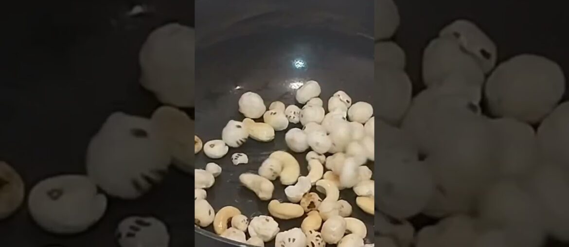 Crunchy Makhana Snack Recipe | A Nutrient-Packed Delight for Healthy Snacking #yyoutubeshorts