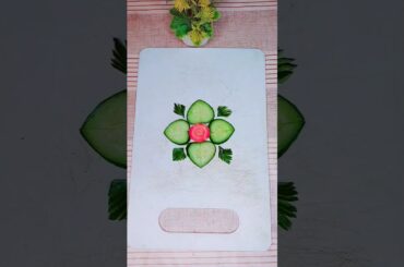#cucumbercarving #art #vegetableart #saladcarving #drawing #cuttingfruit #easylifehack #diy #shorts