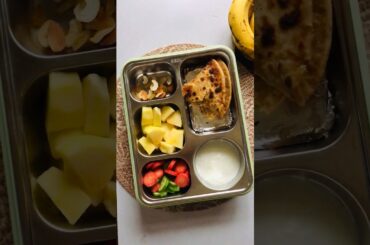 Desi healthy lunch box for kids | daily minivlog #sammykalunchbox #shorts #viral #trending #tiffin