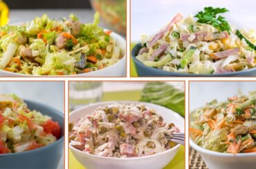 5 Healthy Salad Recipes For Weight Loss | Salads with Chinese cabbage