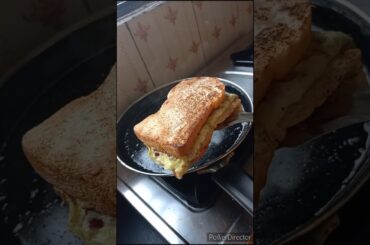 Breakfast Ideas//Bread omelette//snacks recipe #shorts #beautykitchen #viral