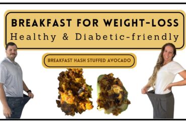 Diabetic-friendly Breakfast Hash Stuffed Avocado recipe | Healthy Weight-Loss Journey