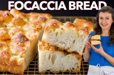 HOW TO MAKE SOFT and CRISPY FOCACCIA BREAD