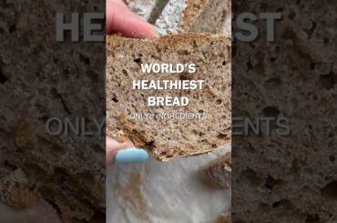 World’s Healthiest Bread (Only 2 Ingredients!) #healthy #baking #bread #recipe