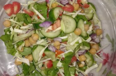 Green salad || healthy salad || protein salad || weight loss salad || salad recipe || cucumber salad