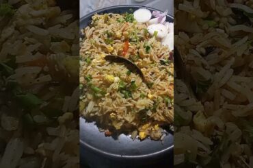 eggs fry rice recipe anda fry rice banva gharcha ghari healthy and tasty fried rice restaurant style