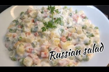 Best Russian Salad | Healthy Tasty salad Recipe | Best for all parties | Weightloss Recipe.