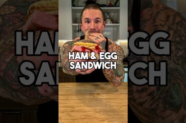 Ham & Egg Sandwich #food #foodie #foodlover #foodshorts #healthy #healthyfood #recipe #recipe #yum