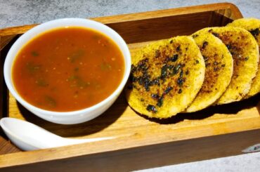 Healthy, Tasty Instant Tomato Soup Recipe | Instant Garlic Bread Recipe | Winter Special Soup Recipe