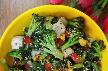 Healthy and weight loss recipe | stir fry broccoli with mix vegetables | broccoli tasty recipe l