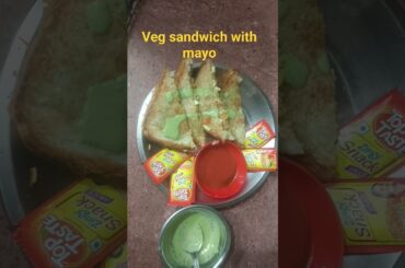 #Veg Sandwich with Mayo,#healthy sandwich,#cheesesandwich ,#foodie,#viralshort,#youtubeshorts,#food