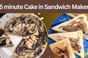 5 minute Tea Cake recipe in Sandwich maker | easy Cake recipe | Sandwich Cake recipe