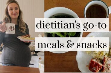 Full day of healthy meals & snacks (what a dietitian eats everyday)
