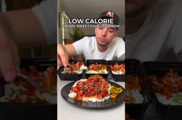 Low Calorie Crispy Sweet Chilly Chicken #shorts