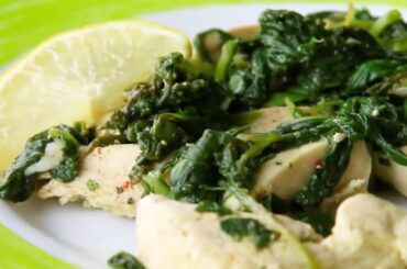 A Little Chicken And Spinach Makes This Delicious Recipe | Healthy Recipes