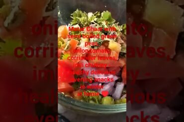 #SUNDAY #MATAR #CHAAT  - Quick Easy Healthy Delicious Winter #Snacks #recipe Home Anytime Dec #2023