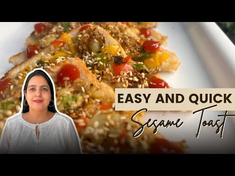 Healthy Sesame Toast | healthy snack recipe | Tempting Tadka Healthy Sesame Toast | healthy snack recipe | Tempting Tadka