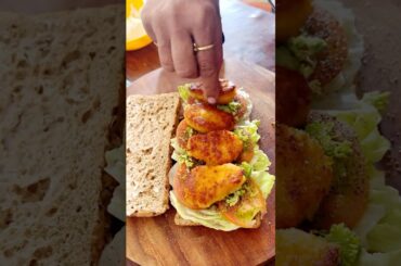 Shaka Harry Chicken Nuggets Sub | Nuggets Sandwich | Plant Based Meat Sandwich #shorts #sandwich