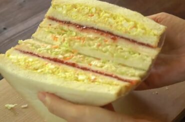 Healthy Korean Sandwiches For Breakfast by @TheMealsWorld