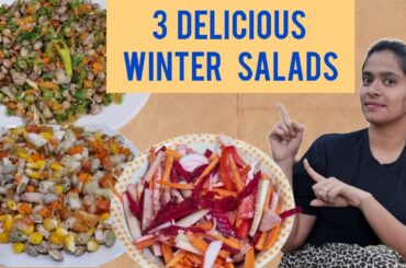 Winter salads | Healthy & easy salad recipes for Winter | lose 5kgs...