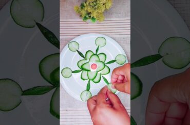 #cucumbercarving #art #cuttingfruit #saladcarving #vegetableart #cookwithsidra #drawing #chellenge