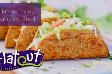 Spicy Baked Taco Shells - Healthy Dinner Ideas - Flatout Bread
