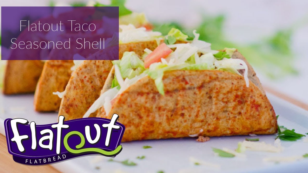 Spicy Baked Taco Shells – Healthy Dinner Ideas – Flatout Bread Spicy Baked Taco Shells - Healthy Dinner Ideas - Flatout Bread