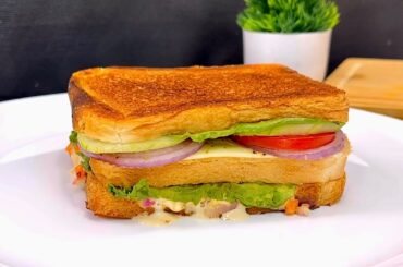 Healthy Veg Club Sandwich Recipe | Easy Club Sandwich | SAMREEN SABAH
