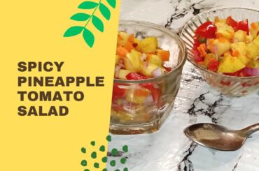 Refreshing Pineapple Tomato Salad | Healthy & Easy Weight Loss Recipe