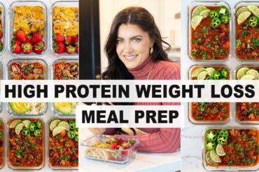 HIGH PROTEIN MEAL PREP | healthy, delicious meal prep recipes for the week!