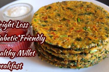 Healthy Millet Breakfast For Weight Loss / Pearl Millet Recipes / Breakfast Ideas/ Breakfast Recipes