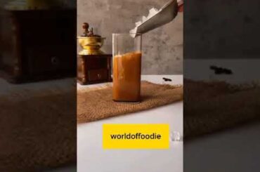 Coffee with a twist #shorts  #viral #worldoffoodie #cooking #food #recipe#asmr#coffee#trending#short