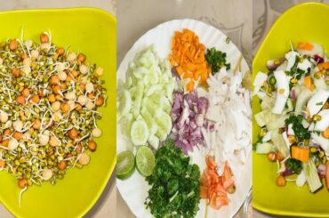 protein Salad/Weight Loss Recipe/Sprouts Salad Recipe/Healthy skin Salad