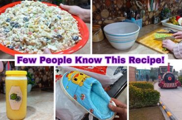 Few People Know This Recipe! Healthy Salad Recipe For Vegetarians | Mini Shopping & Outing Vlog