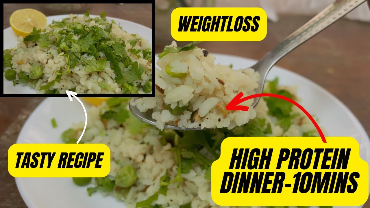 Quick & Healthy Recipes for Weight Loss -10 Min High Protein Dinner Quick & Healthy Recipes for Weight Loss -10 Min High Protein Dinner