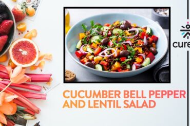 Cucumber Bell Pepper and Lentil Salad by Eat Fit | Healthy Salad Recipes | Eat Fit | Cure Fit