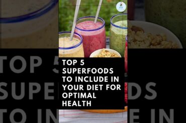 Top 5 Superfoods to Include in Your Diet for Optimal Health @fitwavee   #healthyfood