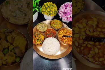 10 Minute Lunch Recipes | Simple & Healthy Veg Thali | Simple cooking | Pure Veg #food #tasty #lunch
