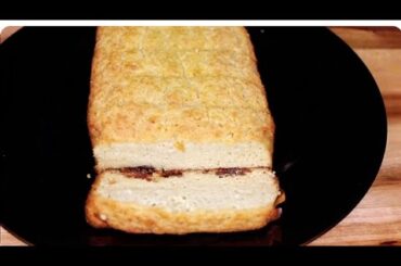 yummy almond bread for breakfast! no flour, no added sugar! eat to stay in shape and healthy!