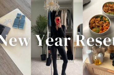 NEW YEAR RESET | first week of the new year, healthy habits I'm taking into 2024 + new recipes