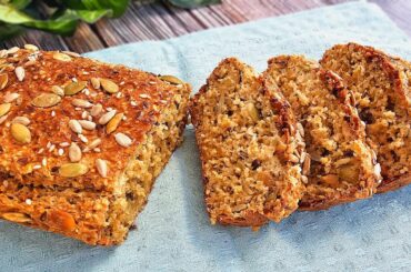 Flourless Oatmeal Bread Recipe For Diet Breakfast! No Butter, No Kneading!