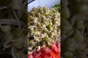 Bean Sprouts Salad Recipe  #shorts #shortsfeed #healthy #viral #youtubeshorts #weightloss