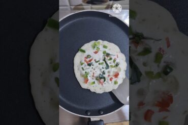 Healthy And Tasty Breakfast Recipe | Uttapam Recipe | #shorts #youtubeshorts #breakfastrecipe