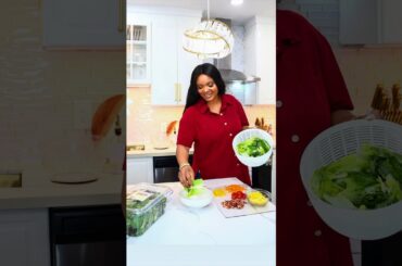 Healthy Salad Recipe : Chick-fil-a Cobb salad replica #shortsfeed #shorts